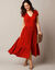 Robe longue unie (terracotta)
