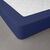 Drap-housse uni coton bonnet 32 cm (marine)