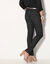 Pantalon stretch coutures affinantes (noir)