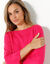 Pull col bateau manches 3/4 (rose fuchsia)