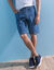 Bermuda denim léger élastiqué (stone)