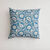 Housse de coussin imprim&eacute; indien - lot de 2 (bleu)