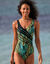 Maillot de bain 1 pièce Cambuja (noir / vert)
