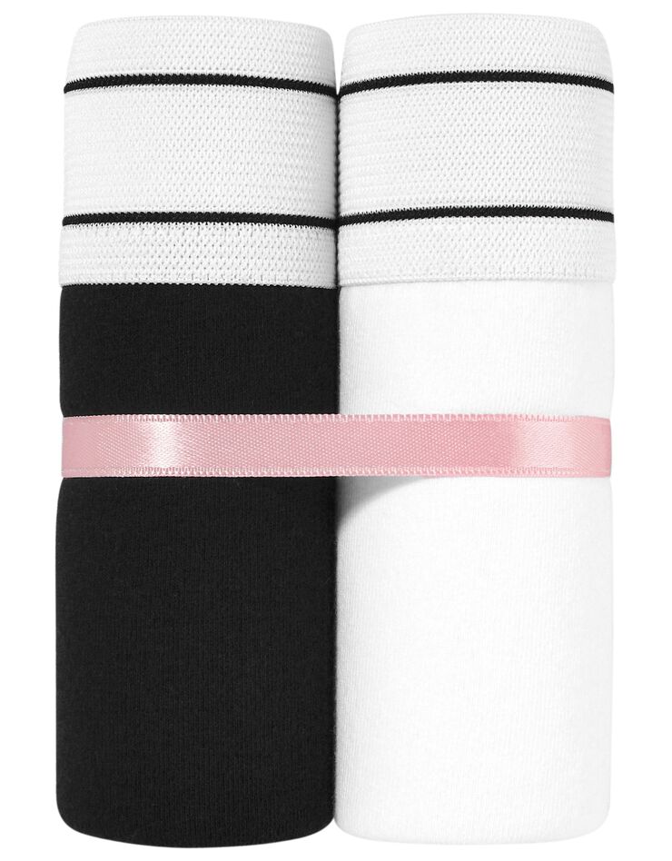 Brassière sport sans armatures - lot de 2 (blanc + noir) Brassière sport sans armatures - lot de 2 (blanc + noir)