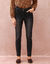 Jean slim taille haute, grande stature (black used)
