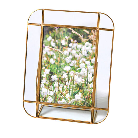 Cadre photo dor&eacute; &agrave; poser (dor&eacute;)