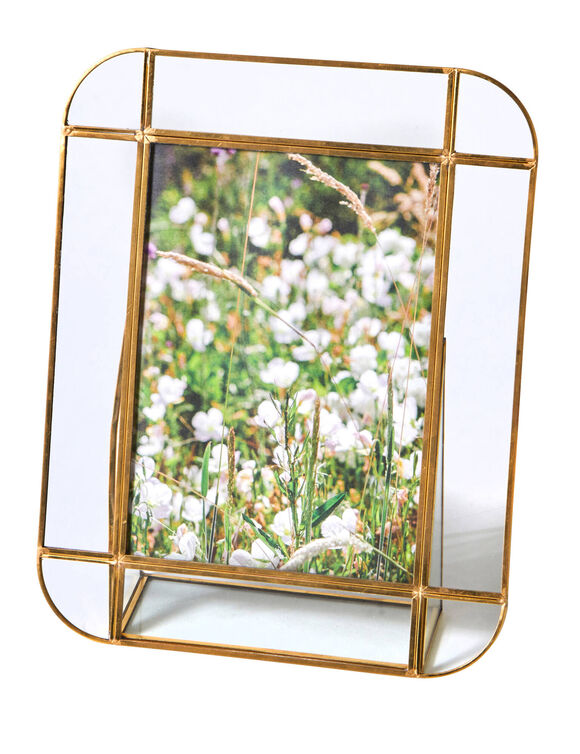 Cadre photo dor&eacute; &agrave; poser (dor&eacute;)