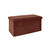 Banc-coffre pliable uni c&ocirc;tel&eacute; (terracotta)