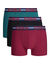 Boxer "Powerful" coton DIM&reg; - lot de 3 (noir + vert + bordeaux)