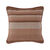 Housse coussin multicolore coton tissage artisanal - lot de 2 (chocolat)