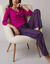 T-shirt de pyjama manches longues imprim&eacute; Estrella  (fuchsia)