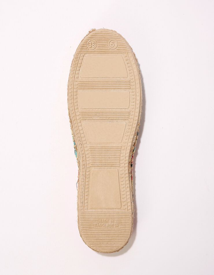Espadrille imprimé tropical (multicolore)