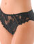 Slip dentelle unie Arum (noir)