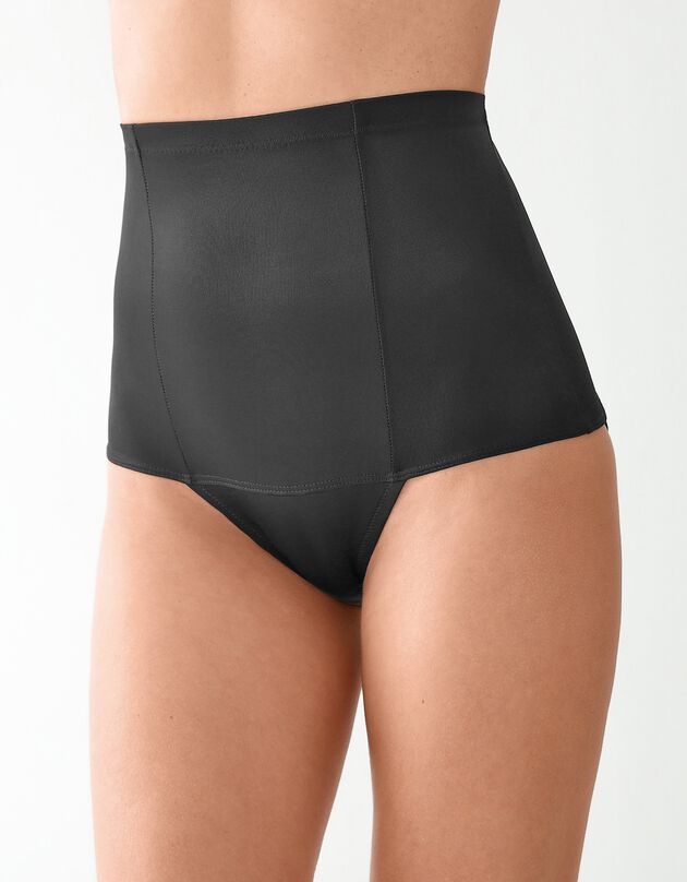 Gaine culotte serre-taille - maintien intense (noir)