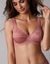 Soutien-gorge maille satinée et dentelle Salford avec armatures - lot de 2 (coq + grenat)