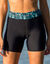Short de bain long Langosta (émeraude / noir)