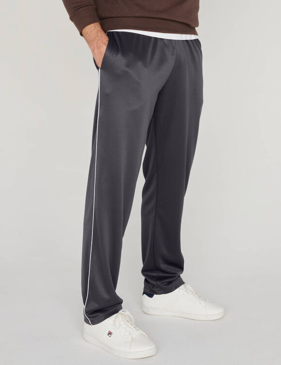 Pantalon de sport microfibre int&eacute;rieur gratt&eacute; (gris)
