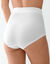 Gaine affinante maille satinée et tulle jacquard - maintien intense (blanc)