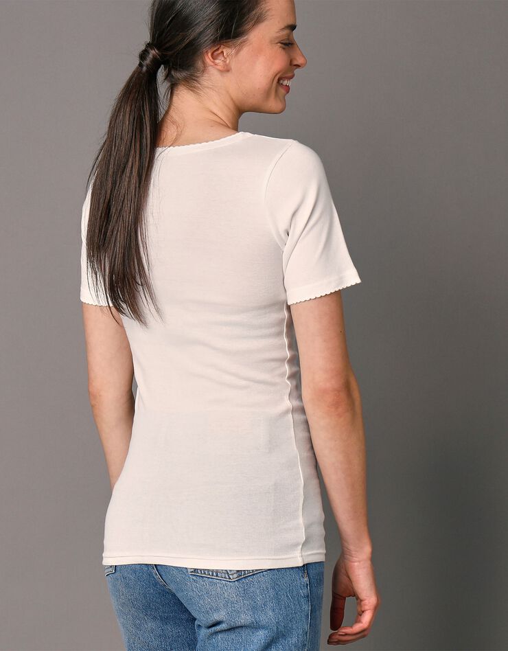 Tee-shirt manches courtes - lot de 2 (blanc)
