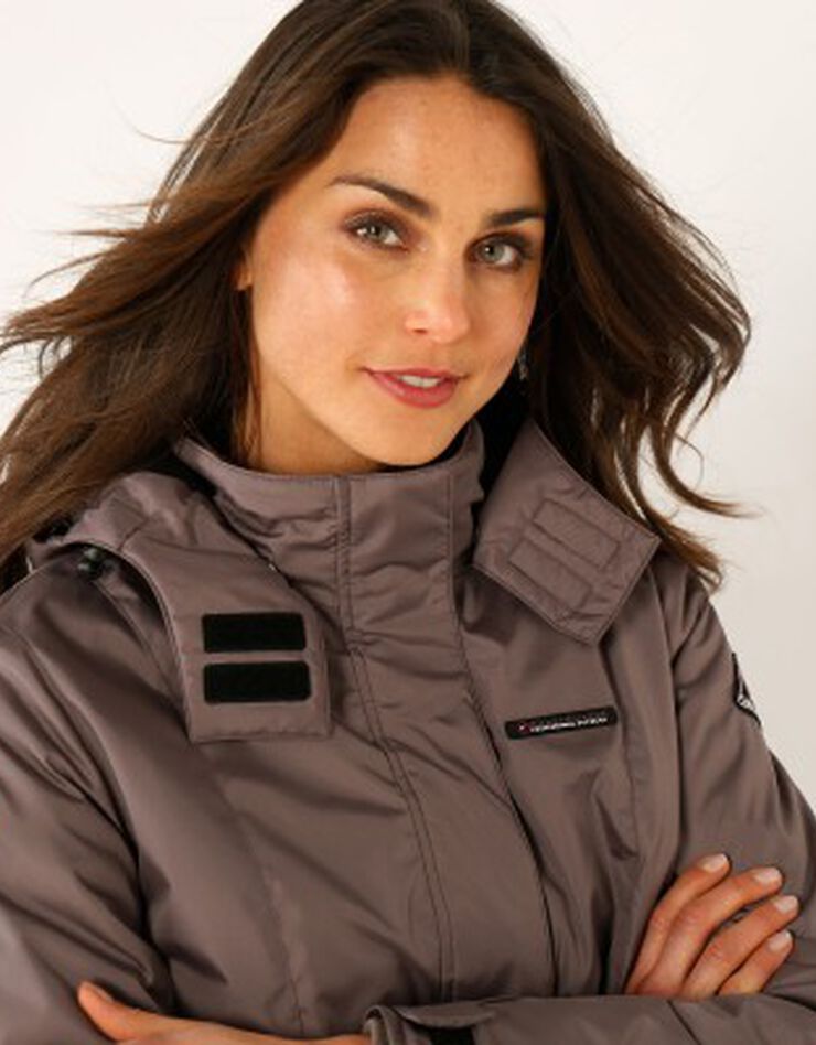 Parka imperméable doublée polaire (taupe) Parka imperméable doublée polaire (taupe)
