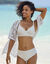 Haut de maillot de bain forme corbeille Calayo, avec armatures (écru)