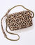 Sac avec chaîne, imprimé léopard (beige)