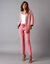 Veste kimono imprimée (bois de rose)