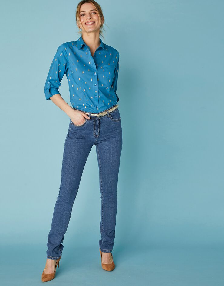 Jean coupe droite stretch - grande stature (stone) Jean coupe droite stretch - grande stature (stone)