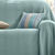 Housse coussin multicolore coton tissage artisanal - lot de 2 (céladon)