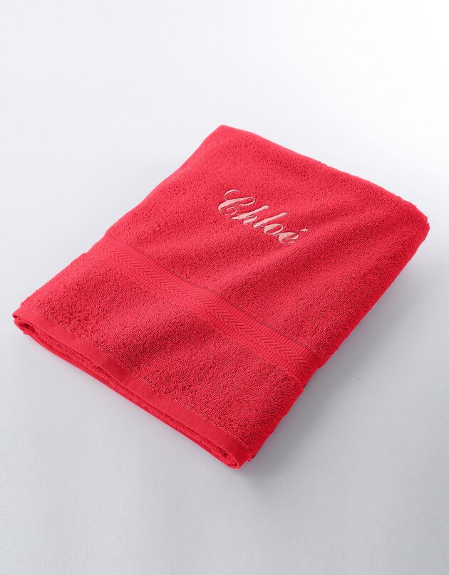 Serviette éponge personnalisable confort moelleux (corail) Serviette éponge personnalisable confort moelleux (corail)