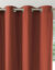 Rideau occultant bachette uni (terracotta)