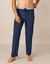 Pantalon pyjama bas droits - lot de 2 (gris + marine)