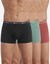 Boxer - lot de 3  (noir + vert + brique)
