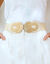 Ceinture élastiquée boucle effet nœud (naturel)
