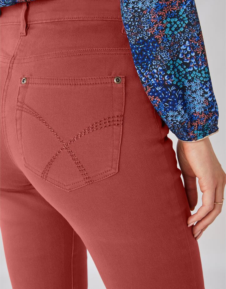 Pantalon sculptant coupe 5 poches (tomette) Pantalon sculptant coupe 5 poches (tomette)