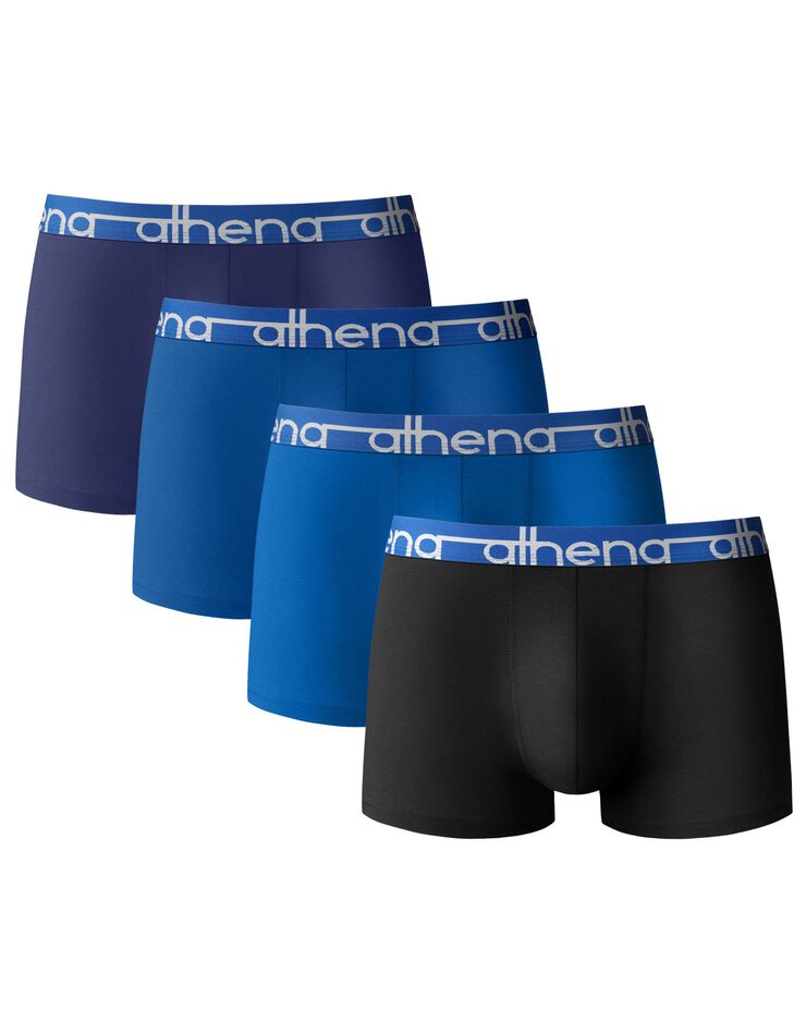 Boxer Easy - lot de 4 (noir + bleu) Boxer Easy - lot de 4 (noir + bleu)