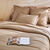 Linge de lit uni - coton 57 fils/cm&sup2; (gr&egrave;ge)