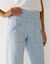 Jean blousant taille élastiquée (bleached clair)