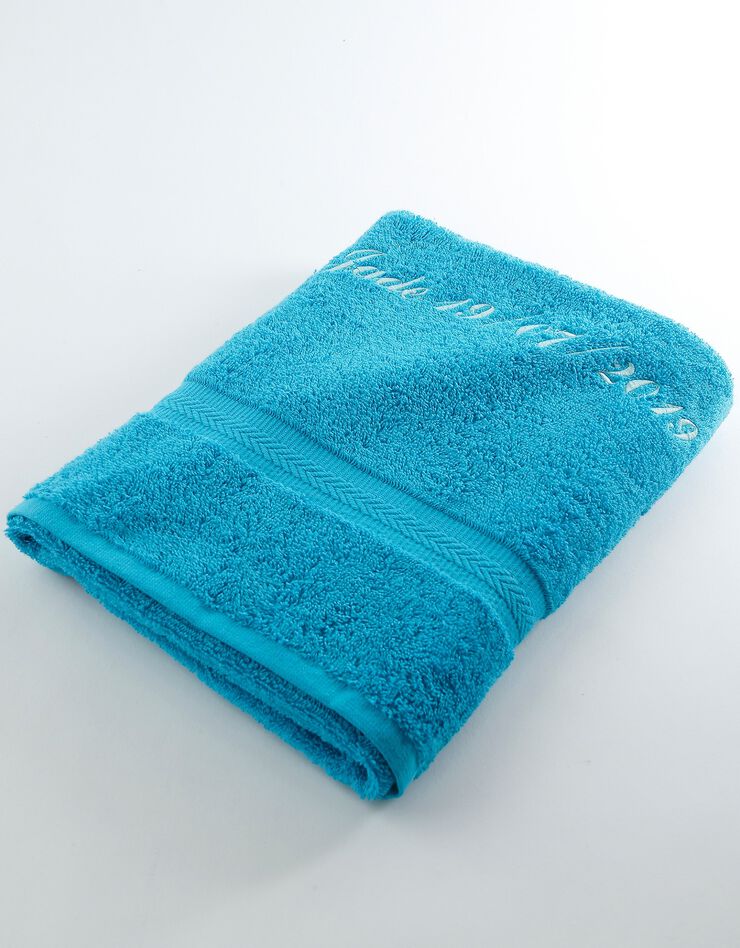 Serviette éponge personnalisable confort moelleux (turquoise) Serviette éponge personnalisable confort moelleux (turquoise)