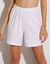 Short effet jupette - lot de 2 (blanc + violine)