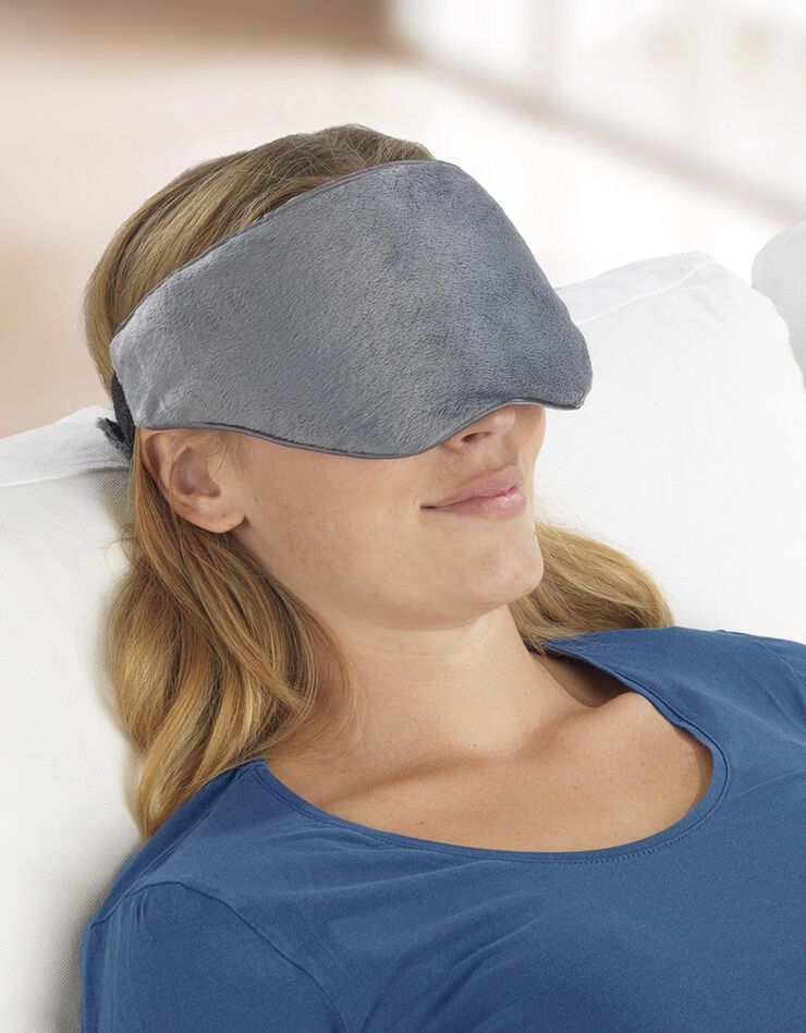 Masque pour les yeux 3 en 1 (gris)