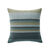 Housse coussin multicolore coton tissage artisanal - lot de 2 (vert grisé)