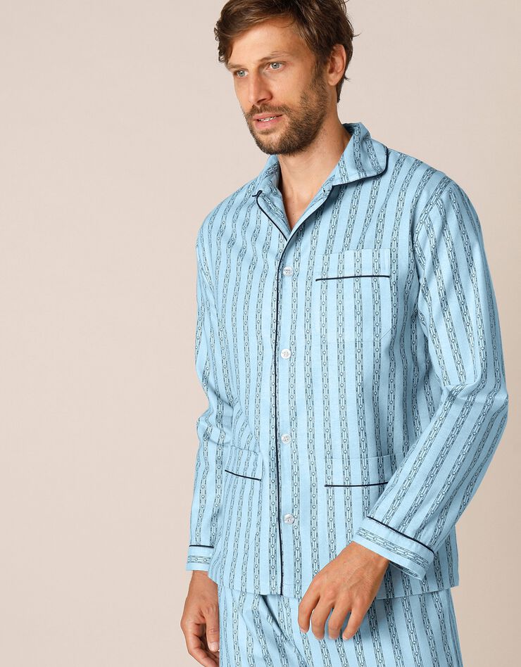 Pyjama - pilou coton (bleu) Pyjama - pilou coton (bleu)