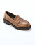 Mocassins métallisés (bronze)