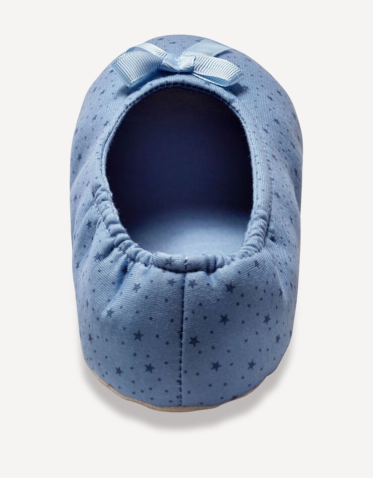 Ballerine d'intérieur imprimée "étoiles" (bleu jean) Ballerine d'intérieur imprimée "étoiles" (bleu jean)