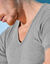 Tee-shirt sous-vêtement homme col V - lot de 2 (gris chiné)