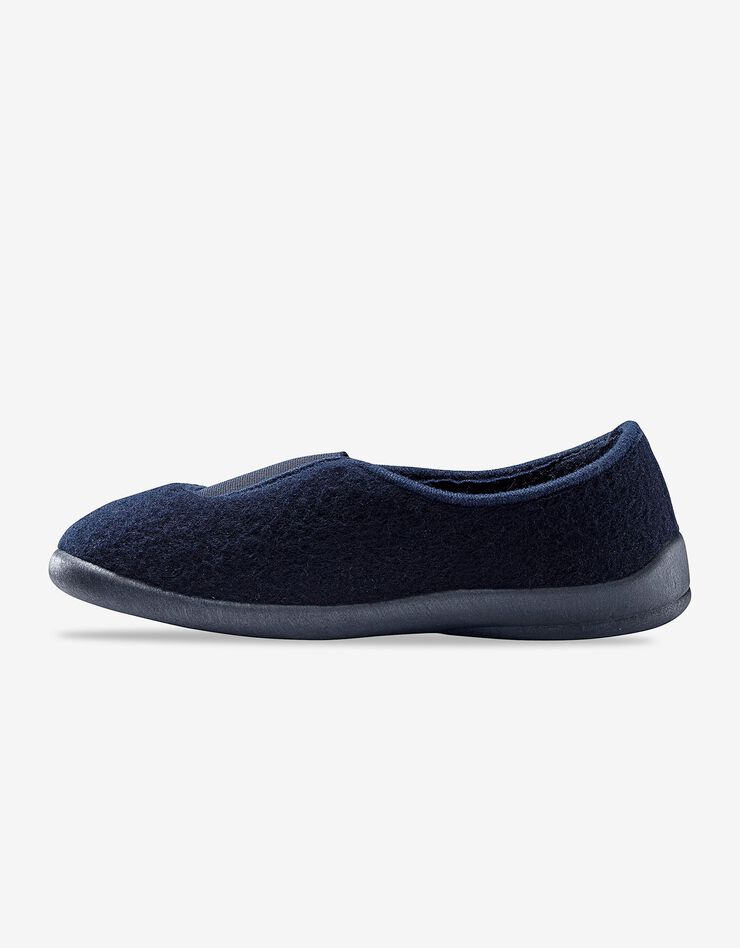 Ballerines unies - polaires élastiquées (marine) Ballerines unies - polaires élastiquées (marine)