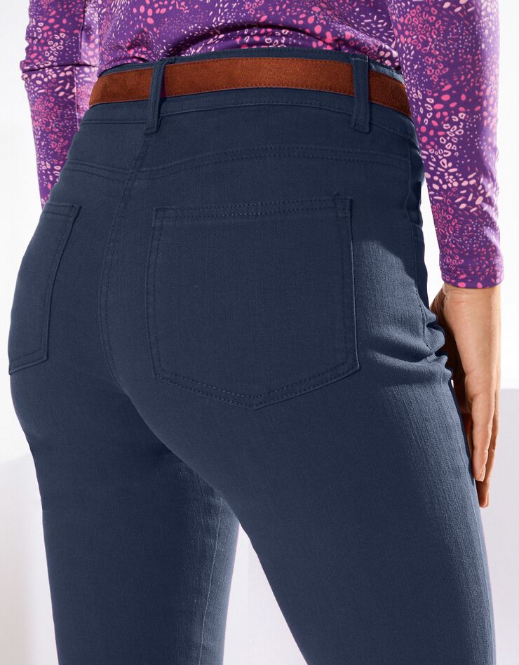 Pantalon droit gainant - grande stature entrej. 78 cm (bleu grisé) Pantalon droit gainant - grande stature entrej. 78 cm (bleu grisé)
