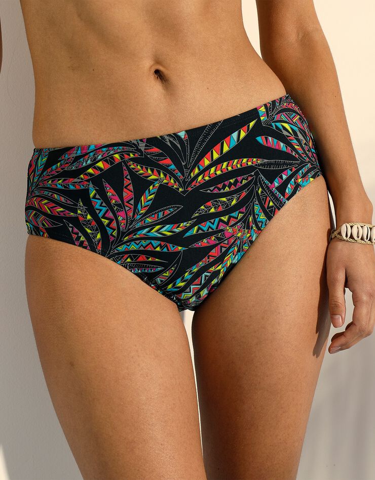 Culotte de bain maxi Jibacoa, effet ventre plat (noir) Culotte de bain maxi Jibacoa, effet ventre plat (noir)
