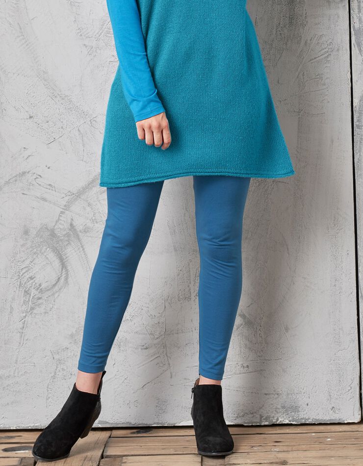 Legging long uni - lot de 2 (bleu encre / noir) Legging long uni - lot de 2 (bleu encre / noir)